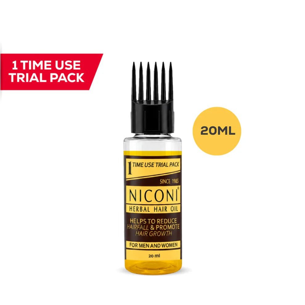 Niconi Herbal Hair Oil Testing Bottle 20 ml